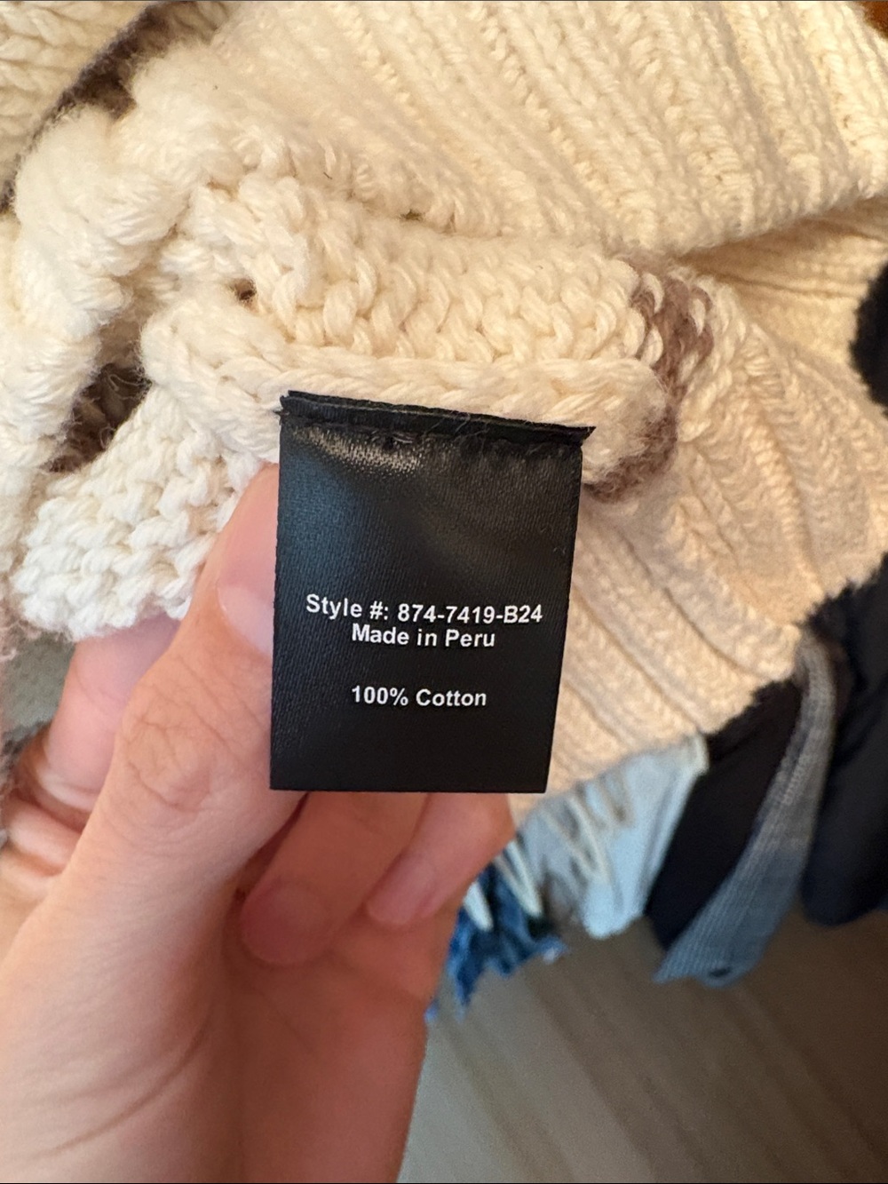 Jenni Kayne - Chloe Crewneck Cotton Sweater - Small - Picture 5 of 6